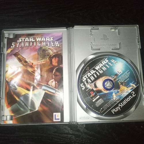 Star Wars Starfighter PlayStation 2 game used, box and manual only