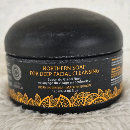 Natura Siberica charcoal cleansing soap 120ml used