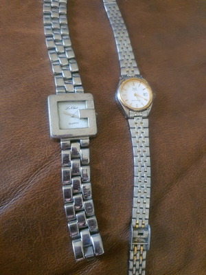 Vintage wristwatches used, for parts, not working