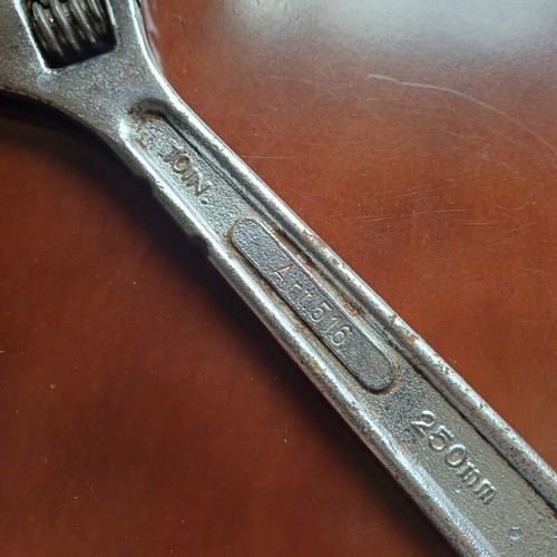 Pastorino adjustable wrench used 250mm vintage, Chrome Vanadium