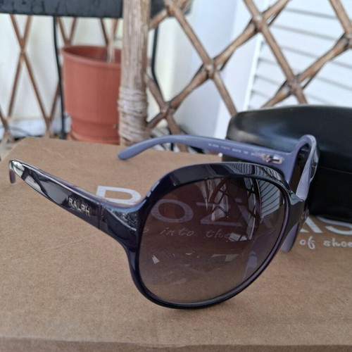 Ralph Lauren sunglasses like new, purple acetate with pink lens