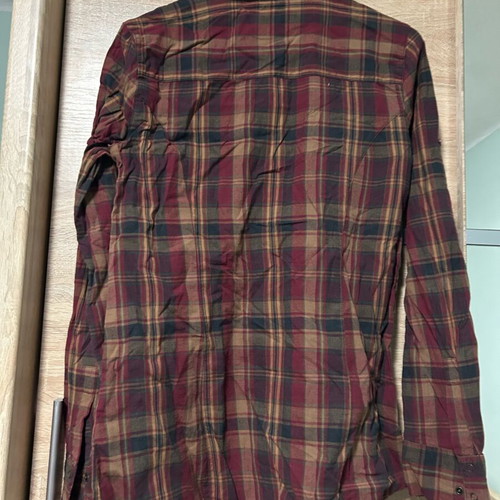 Pull & Bear checked shirt like new, brown, size M