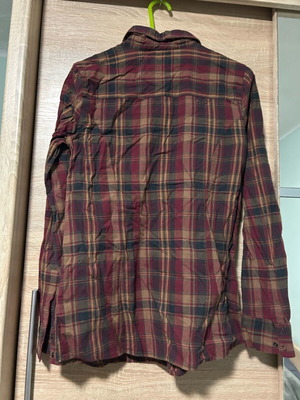 Pull & Bear checked shirt like new, brown, size M