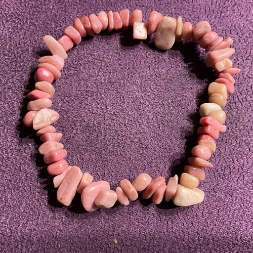 Rhodonite Genuine Stone Bracelet