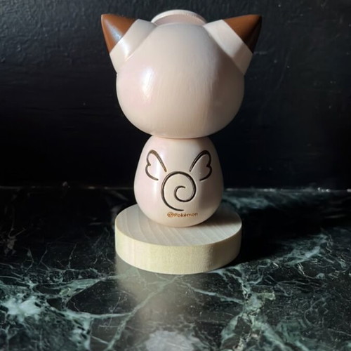 Clefairy Pokemon collectible figure Usaburo Kokeshi 2022 like new