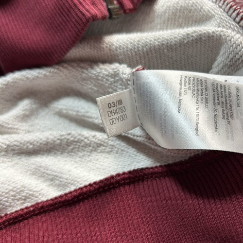Adidas Originals Y2k Pullover Monogram Vintage Jacket 2018 Crimson size L like new