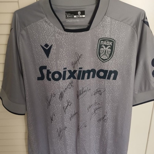 PAOK 2023-2024 Championship Signed Collectible Jerseys brand new