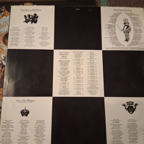Michael Jackson Dangerous double vinyl album