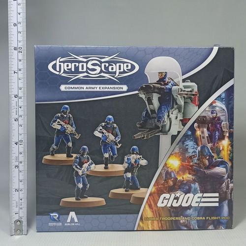 Hasbro Renegade Studios Heroscape GI Joe Cobra Troopers & Flight Pod Army Expansion new