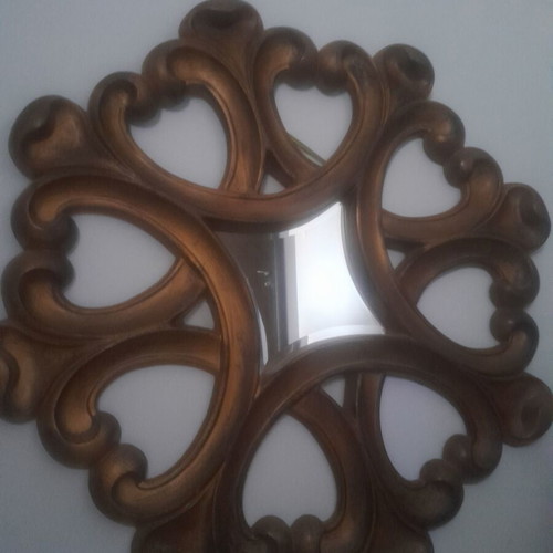 Polyurethane mirror like new, 96 cm diameter