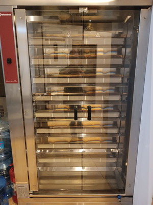 Professional chicken rotisserie like new with 8 gas spits