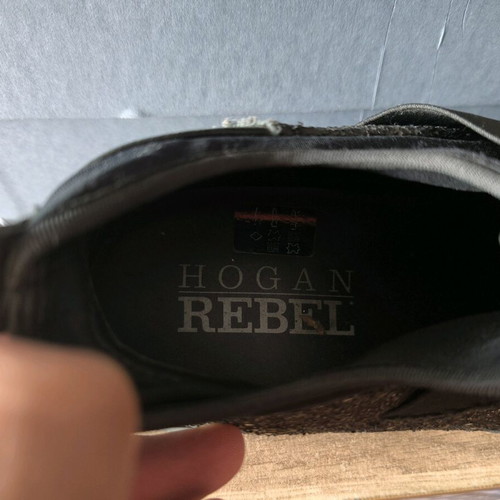 Hogan Rebel sneakers like new, black athletic size 39