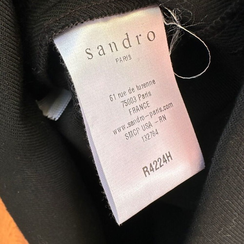 Sandro dress like new, black and white, size S