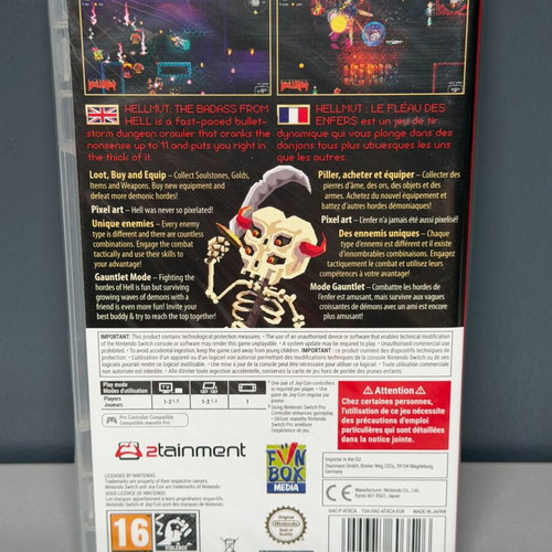 Hellmut The Badass From Hell Nintendo Switch new