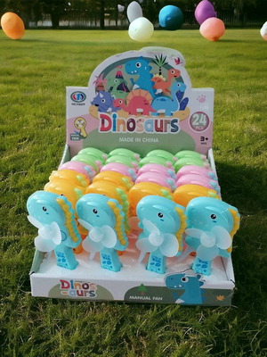 Детски вентилатори динозаври нови, комплект от 24 броя