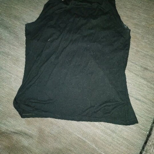 Garantie sleeveless top used, black, size S