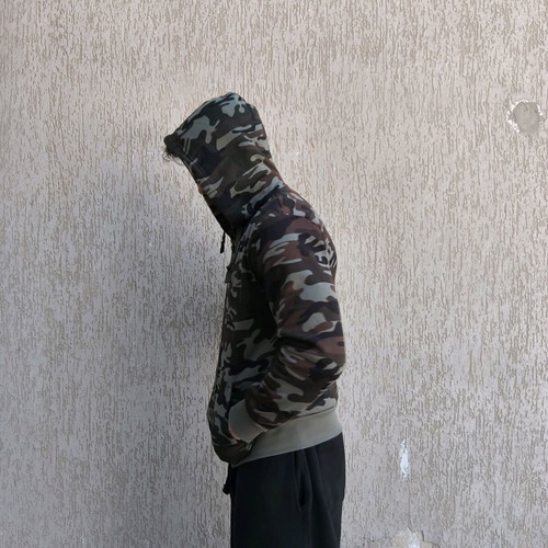 Men's Fleece Camouflage Jacket Large like new, very warm