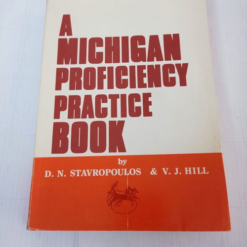 A Michigan Proficiency Practice Book used with notes