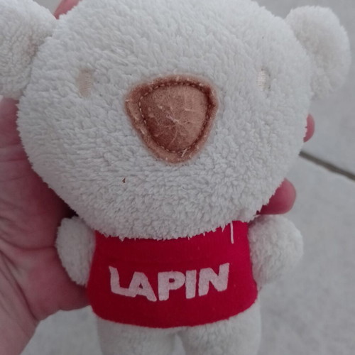 Lapin House hanging plush bear with sound, 17cm