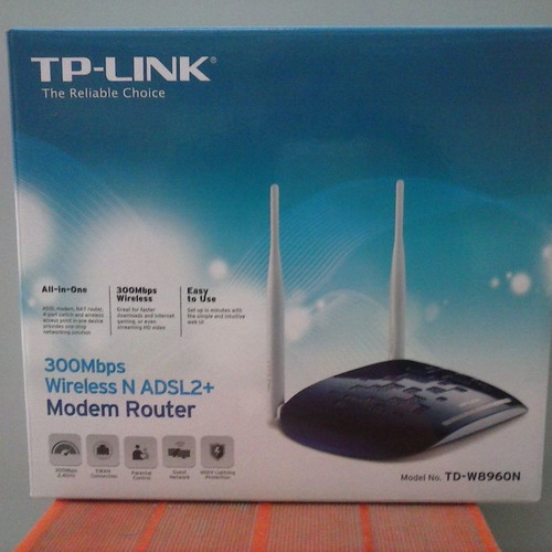 Modem Router TP-Link 300 Mbps ADSL2+ wireless like new