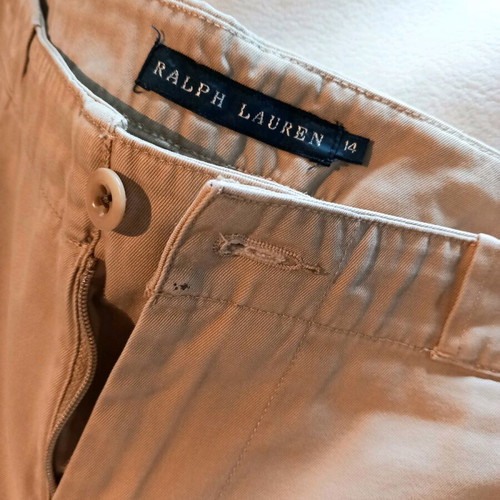 Ralph Lauren women's nautical pants used, beige, XL