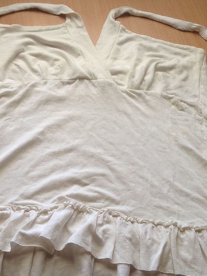 Halterneck top Grand white size L new