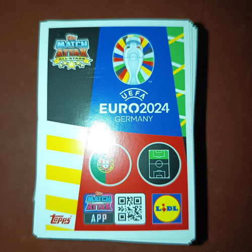 Uefa 2024 football cards new, 153 cards with top scorer and legend categories