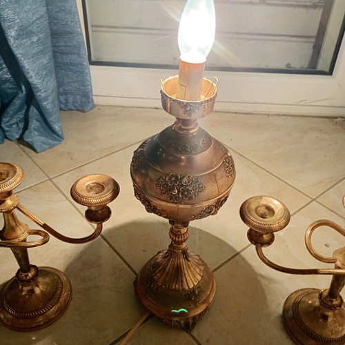 Vintage adjustable electric lamp 45cm used