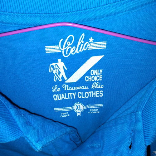 Celio Polo Shirt like new, turquoise, XL