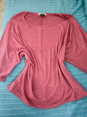 Attrattivo blouse with 3/4 sleeves, like new, pink