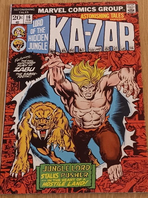 Astonishing Tales (1970) #16 Marvel Comics used