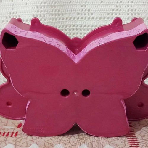 Barbie Glitter Butterfly Jewelry Box Mattel 2005 like new