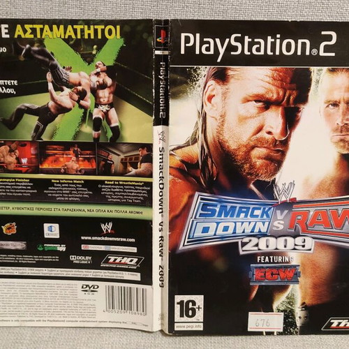 Smackdown vs Raw 2009 PS2 used in very good condition