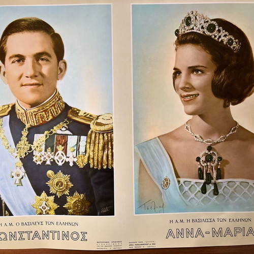 Official poster of King Constantine and Anna-Maria like new
