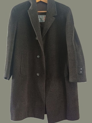 Men's Vardas Anagnostopoulos vintage coat like new, gray brown