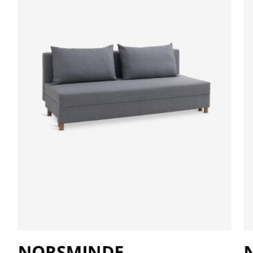 3-Seater Sofa Bed like new with storage, fabric