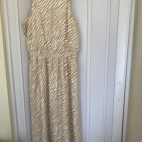 Summer dress Ann Taylor large beige like new