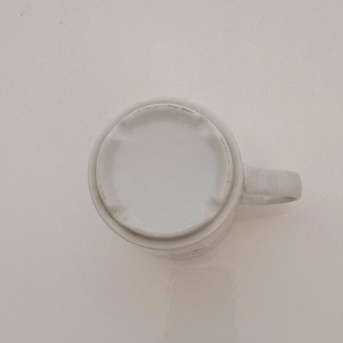Syvota mug and ashtray used, porcelain