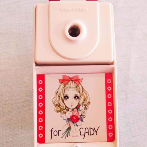 Macoto Takahashi Showa Retro Vintage Japanese Colleen Pencil Sharpener for Lady like new