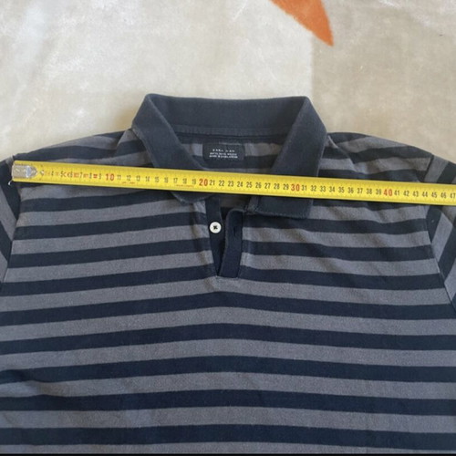 Zara men's long-sleeve shirt used, black and gray, size L