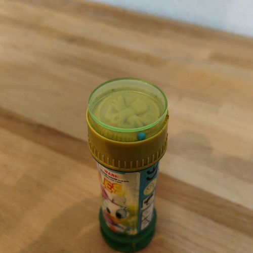 Vintage bubble toy used, empty
