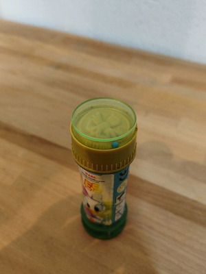 Vintage bubble toy used, empty