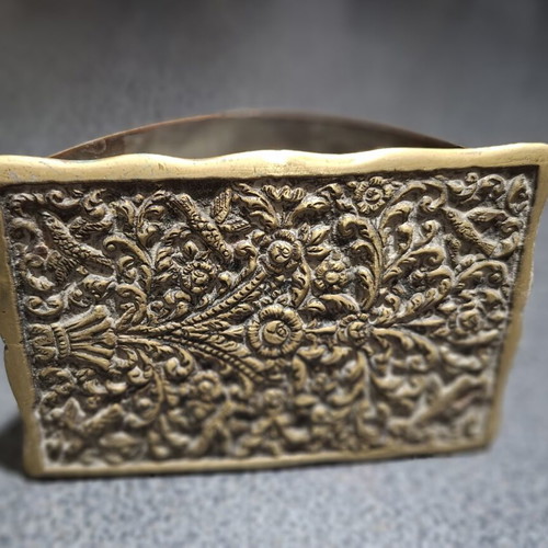 Brass Letter Holder vintage, D. Yfantis Greek craftsmanship