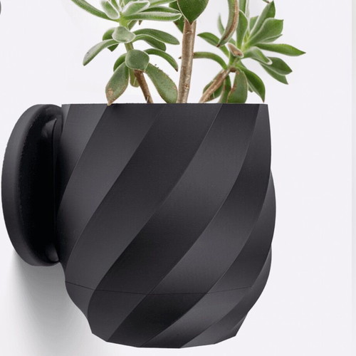 Modern wall planter with detachable system
