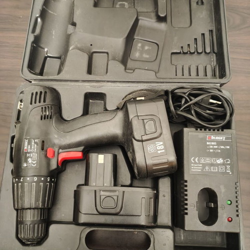 Angle Grinder 800W and 18V Cordless Drill Set like new
