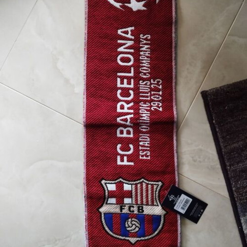 Champions League Atalanta Barcelona scarf new 2024-25