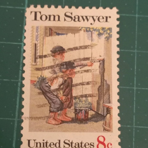 United States Stamp 1972 like new Tom Sawyer