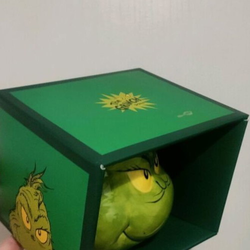 The Grinch Mug unused in its box