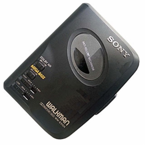Walkman Sony WM-EX104 Mega Bass with anti-rolling mechanism, used