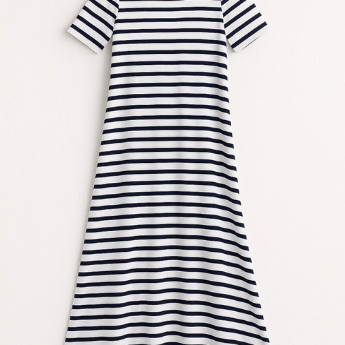 J.CREW maxi dress striped, like new, dark blue and white, size S/M